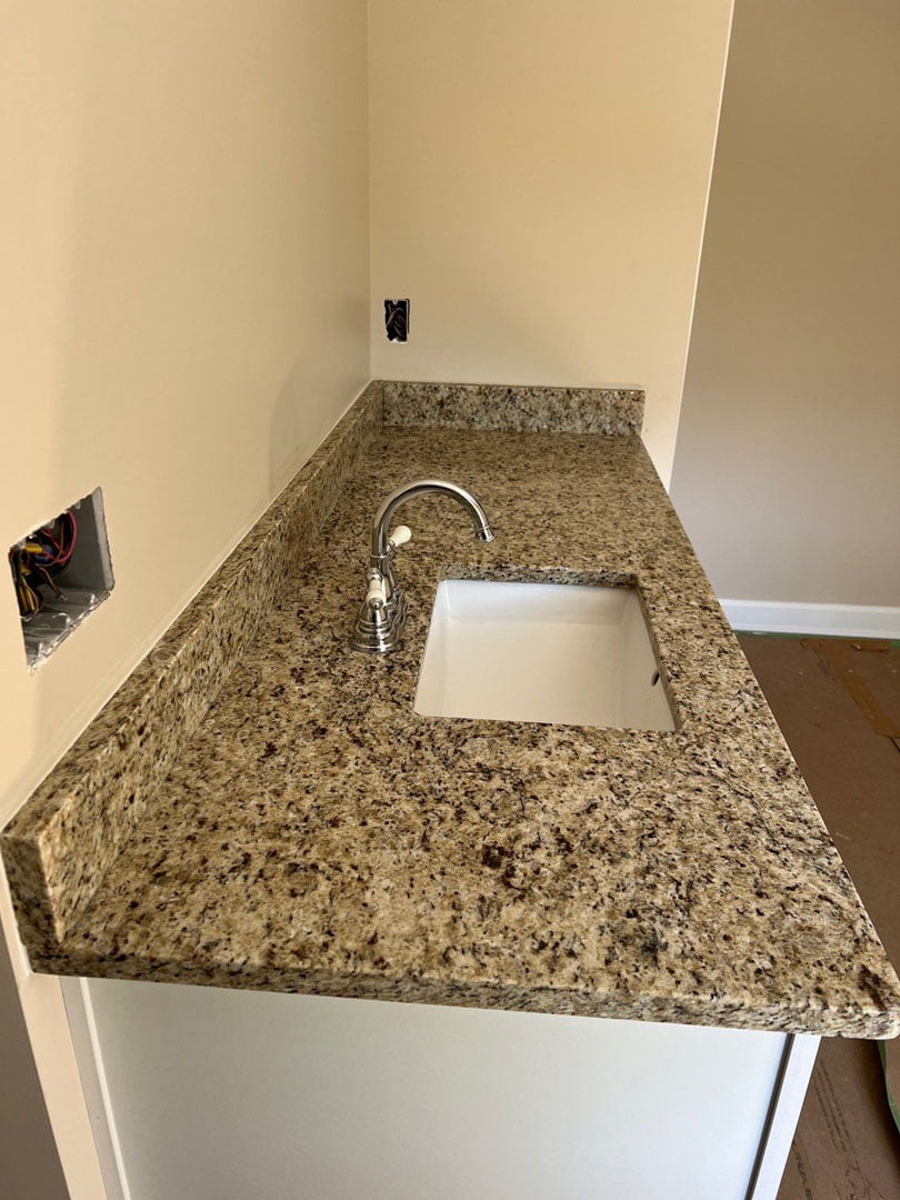 Bathroom remodel detail