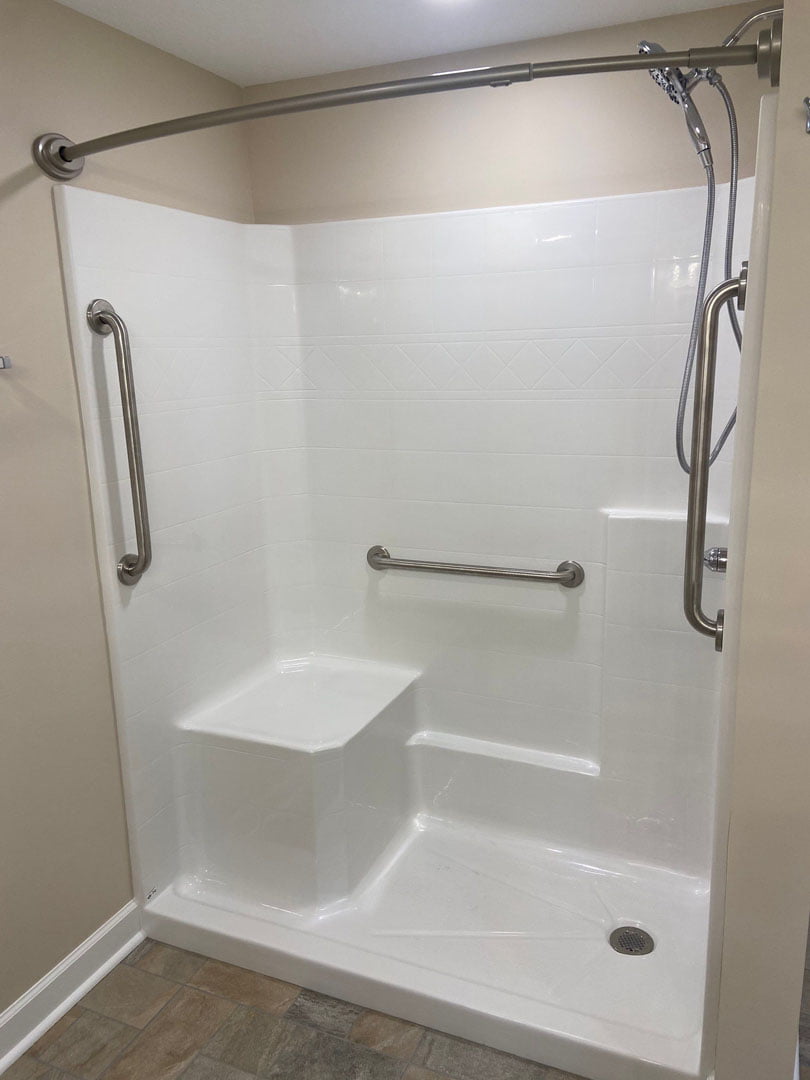 Bathroom remodel feature