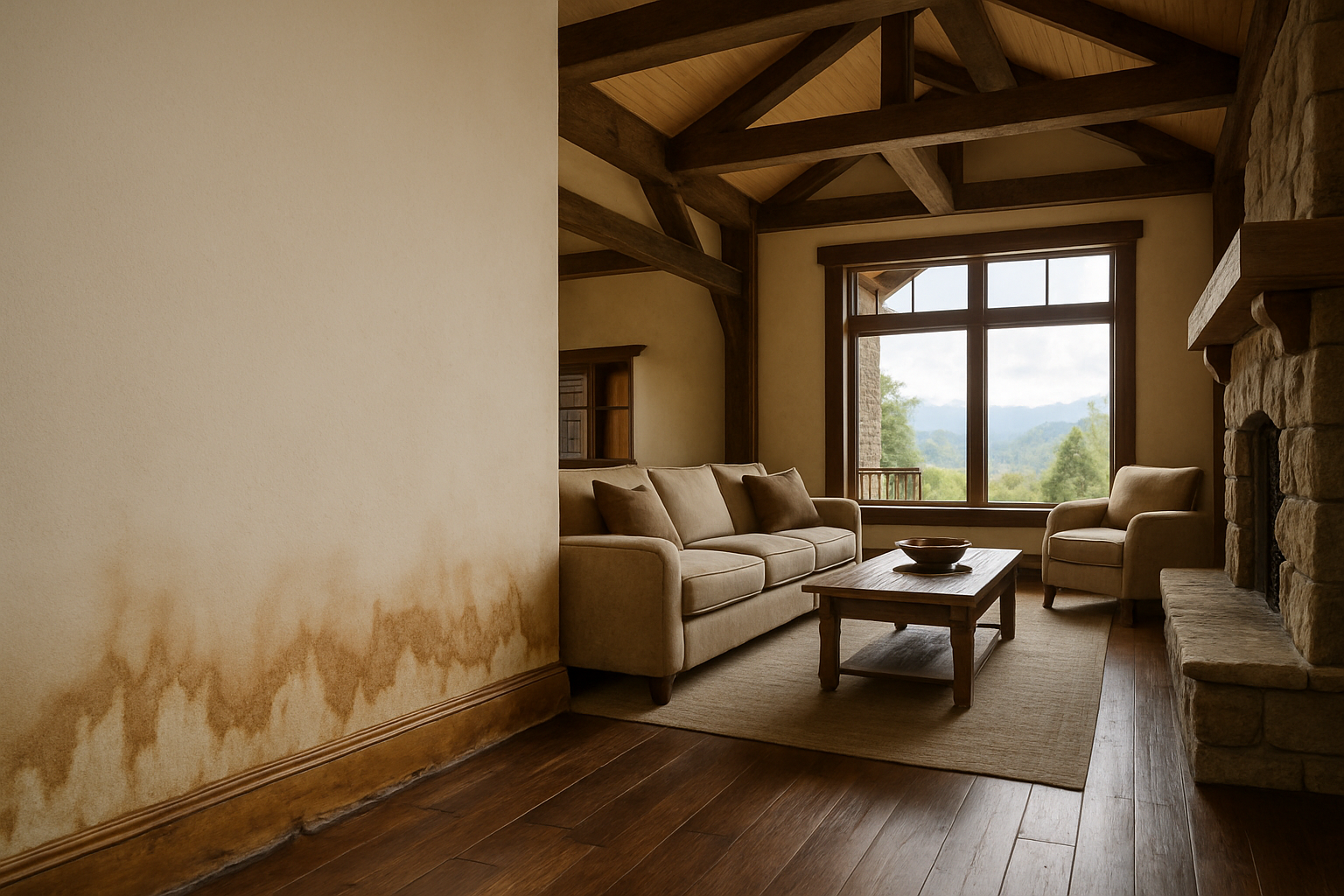 How to Evaluate Water Damage in Your Western NC Home Before Calling a Contractor